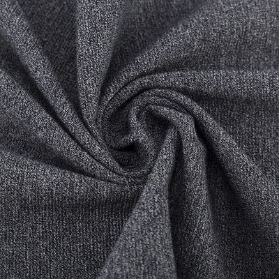 Résistant à l'usure Tissu de jacquard en tricot solide 165g Fil teint pour chemise de polo