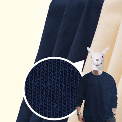 Double face 100% coton massif tissus tricotés lisse pour le tissu français