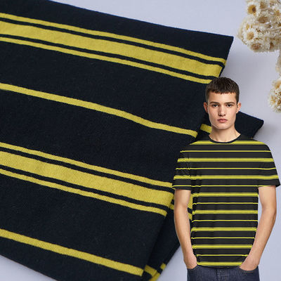 Tissu à rayures résistant à la déchirure pour T-shirt