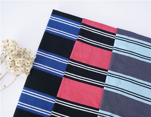 Tissu en coton pur et lin absorbant la sueur et rayé pour chemise décontractée