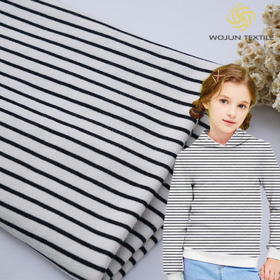 Stylé et confortable et généreux et décontracté Tissu en coton rayé pour hoodie