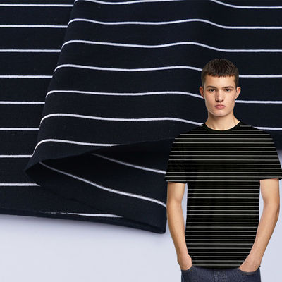 Tissu en coton rayé de 175 grammes pour sous-vêtements