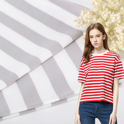 Tissu en coton à rayures doux et souple, facile à sécher, propre à la peau
