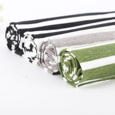 Tissu tricoté rayé respirant et confortable et de haute qualité pour polo