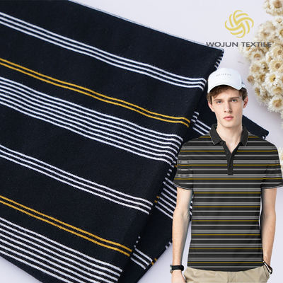 Tissu en coton à rayures pour T-shirt