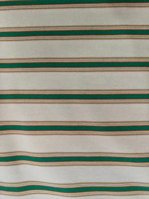 Tissu à rayures en coton doux et respirant pour t-shirt