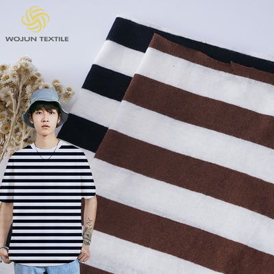 Tissu en coton rayé à la mode pour le port occasionnel