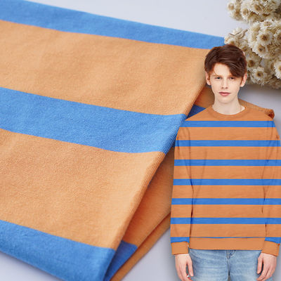 Tissu en coton rayé de haute qualité et lisse, propre à la peau et sain, pour vêtements à manches longues