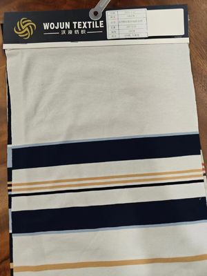 Excellente élasticité et tissu tricoté à rayures durable pour polo