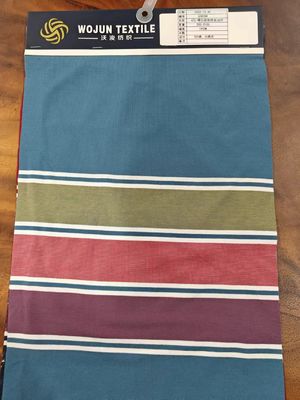 Tissu à rayures durables, écologique et sain, pour polos