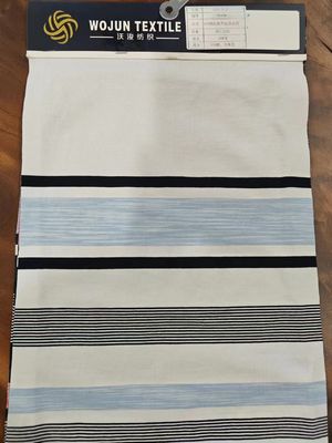 Tissu tricoté à rayures doux et écologique de bonne qualité