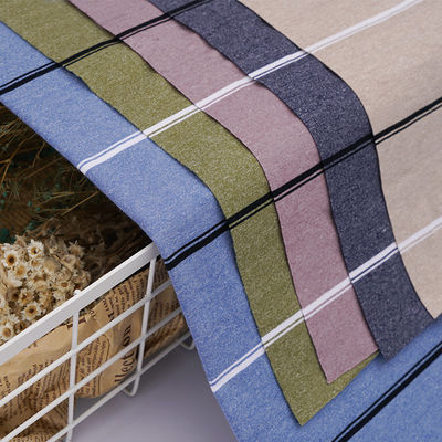 Un bon prix. Tissu tricoté à rayures doux et à la mode pour chemise polo en ligne