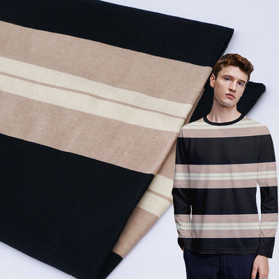 Un bon prix. Tissus tricotés rayés respirants et durables et adaptés à la peau pour un usage occasionnel en ligne