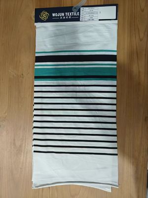 Tissu en t-shirt à rayures douces, écologique et à la mode