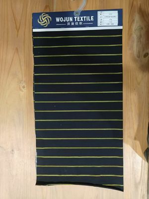 Tissus en tissu étroitement tissé résistant à l'usure et aux rides en matériau rayé pour polo
