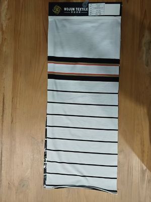 Tissu en coton pur, hygroscopique et durable, à rayures pour le port occasionnel