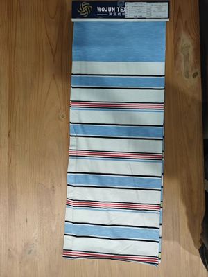 Tissu tricoté à rayures doux et doux pour T-shirt
