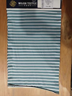 Tissu tricoté à rayures lisses et confortables pour t-shirt
