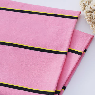 Tissus tricotés à rayures personnalisés et multicolores pour le port occasionnel