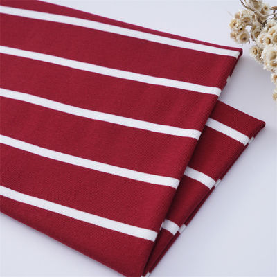 Tissu tricoté à rayures pour le port décontracté