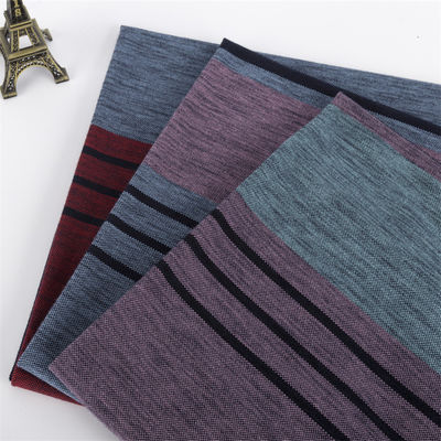 Tissus tricotés rayés pour polo.