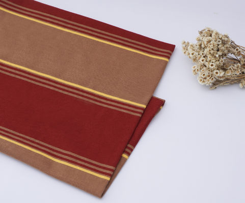 Un bon prix. Tissu en matériau rayé de la saison printanière / estivale avec technologie de teinture de fil en ligne