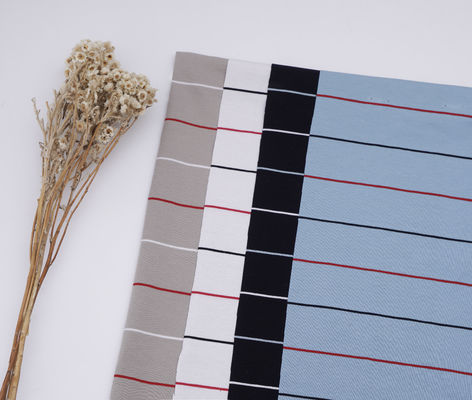 Un bon prix. Moderne polyvalent doux à la mode facilement soigné Tissu à rayures pour T-shirt en ligne