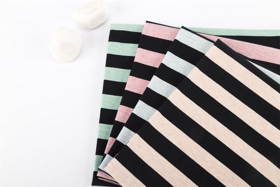 Tissu de matériau rayé propre à la peau et beau et sain pour le port occasionnel