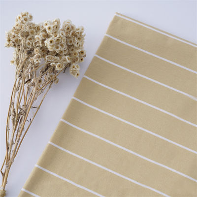 Naturel facile à entretenir et confortable Tissu de matériau rayé simple pour un usage occasionnel