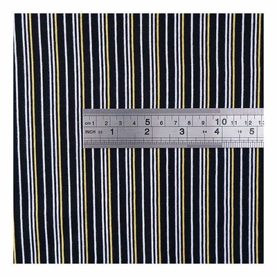 Résistant à l'usure et Santé et tranquillité d'esprit Matériau rayé Tissu pour T-shirt