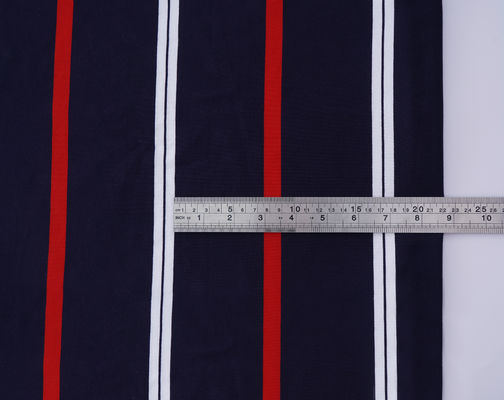 Tissu résistant à l'usure et respirant, croustillant, en coton rayé, pour polo