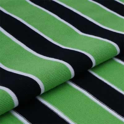 Tissu tricoté rayé sain, durable et respectueux de l'environnement, destiné au port occasionnel