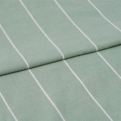 Tissu tricoté à rayures confortable et lisse pour t-shirt