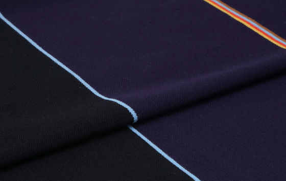 Tissu tricoté rayé résistant à l'usure et absorbant l'humidité
