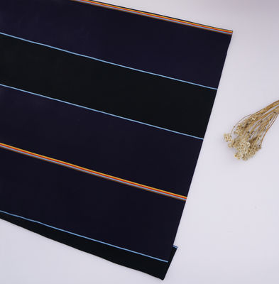 Tissu tricoté à rayures résistant à la sueur et respirant pour polo