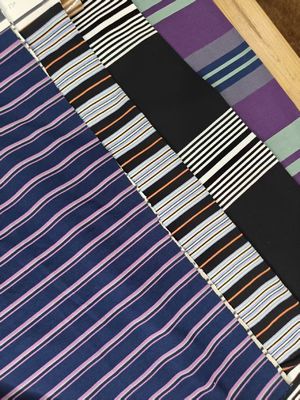 Un bon prix. Healthy And dureble And Comfortable Textured Striped Knit Fabric For Casual wear en ligne