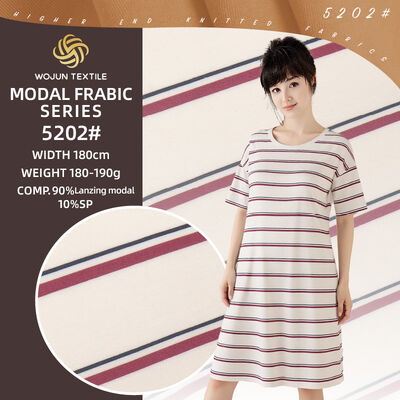 Tissu tricoté à rayures doux, confortable, de haute qualité, résistant à l'humidité et respirant, pour polo